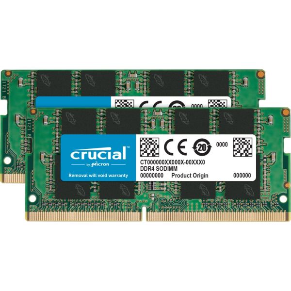 Crucial CT2K8G4SFRA32A geheugenmodule 16 GB 2 x 8 GB DDR4 3200 MHz (CT2K8G4SFRA32A)