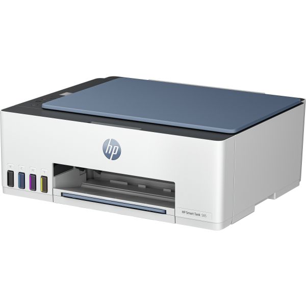 HP Smart Tank 585 All-in-One Printer, Home and home office, Print, copy, scan, Wireless; High-volume printer tank; Print from phone or tablet; Scan to PDF (1F3Y4A)