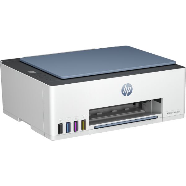 HP Smart Tank 585 All-in-One Printer, Home and home office, Print, copy, scan, Wireless; High-volume printer tank; Print from phone or tablet; Scan to PDF (1F3Y4A)