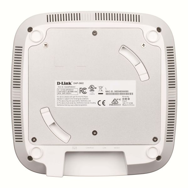 D-Link Wireless AC2300 Wave 2 Dual‑Band PoE Access Point (DAP-2682) D-Link Wireless AC2300 Wave 2 Dual‑Band PoE Access Point (DAP-2682)