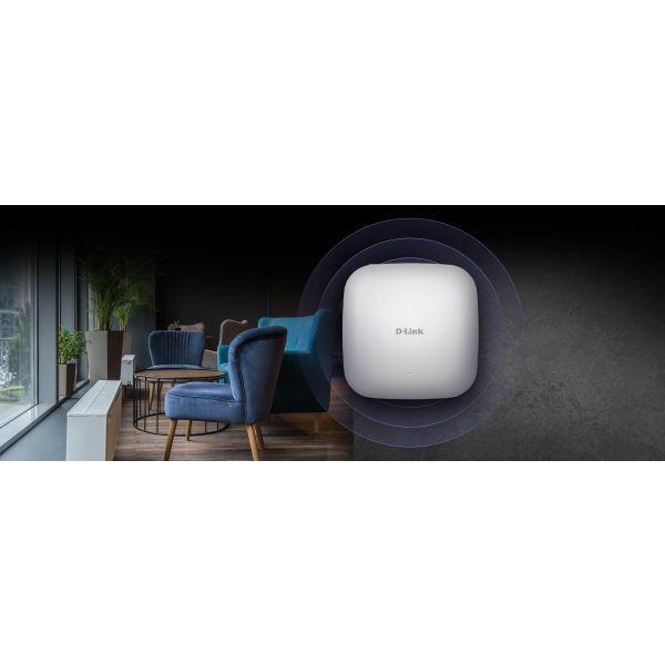 D-Link DAP‑X2810 AX1800 Wi-Fi 6 Dual-Band PoE Access Point (DAP-X2810)