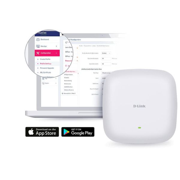 D-Link Nuclias Connect ‑ AX3600 Wi‑Fi 6 Dual‑Band PoE Access Point (DAP-X2850)