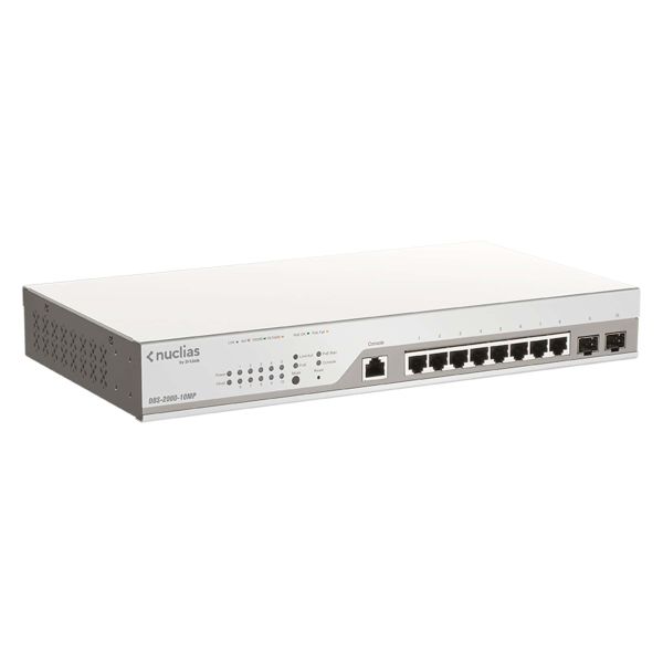 D-Link DBS-2000-10MP netwerk-switch Managed L2 Gigabit Ethernet (10/100/1000) Power over Ethernet (PoE) Grijs (DBS-2000-10MP)