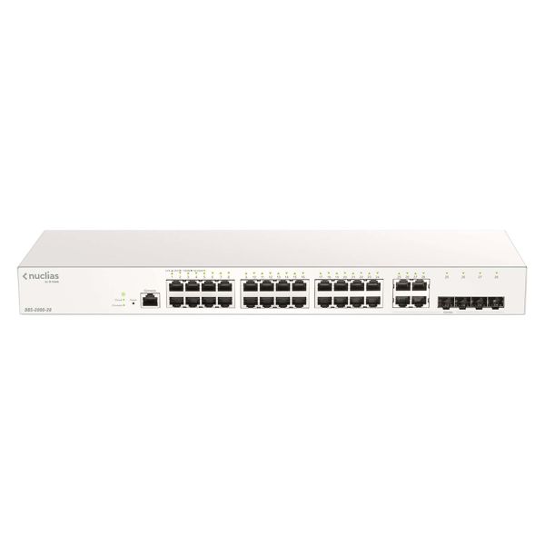 D-Link DBS-2000-28 netwerk-switch Managed L2 Gigabit Ethernet (10/100/1000) Grijs (DBS-2000-28)
