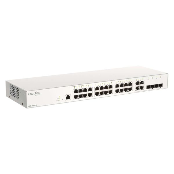 D-Link DBS-2000-28 netwerk-switch Managed L2 Gigabit Ethernet (10/100/1000) Grijs (DBS-2000-28)