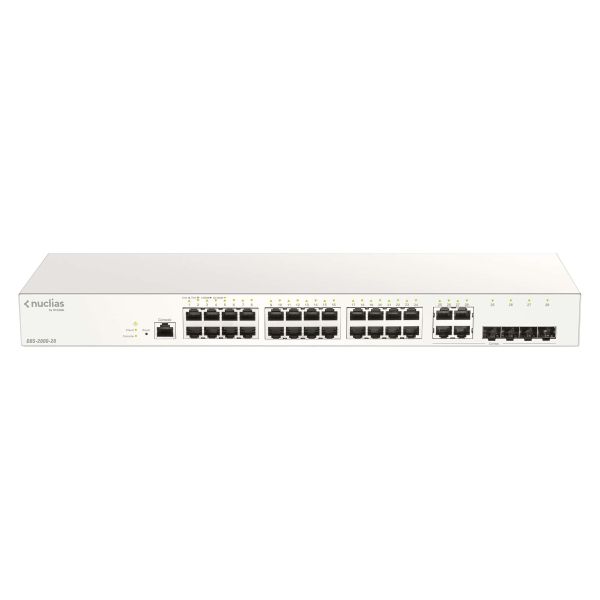D-Link DBS-2000-28 netwerk-switch Managed L2 Gigabit Ethernet (10/100/1000) Grijs (DBS-2000-28)