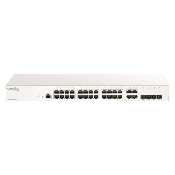 D-Link DBS-2000-28/E netwerk-switch Managed L2 Gigabit Ethernet (10/100/1000) Grijs (DBS-2000-28/E)