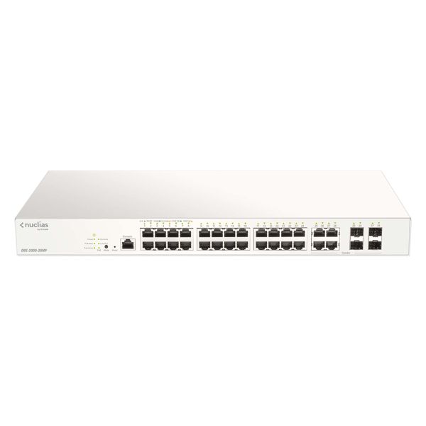 D-Link DBS-2000-28MP netwerk-switch Managed L2 Gigabit Ethernet (10/100/1000) Grijs (DBS-2000-28MP)