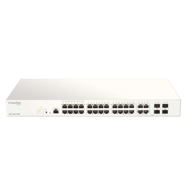 D-Link DBS-2000-28MP netwerk-switch Managed L2 Gigabit Ethernet (10/100/1000) Grijs (DBS-2000-28MP)