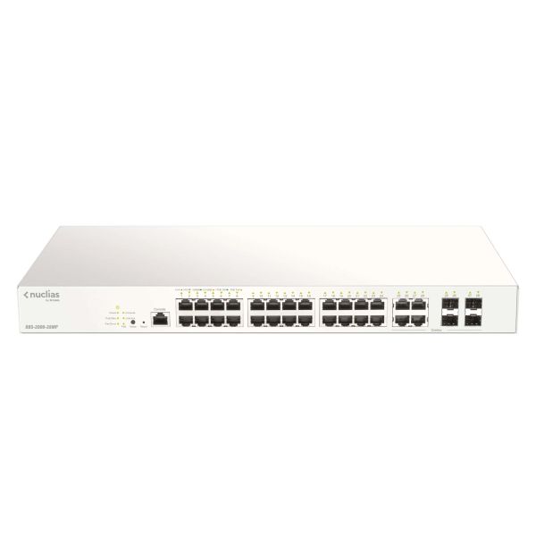 D-Link DBS-2000-28MP/E netwerk-switch Managed L2 Gigabit Ethernet (10/100/1000) Power over Ethernet (PoE) Grijs (DBS-2000-28MP/E)
