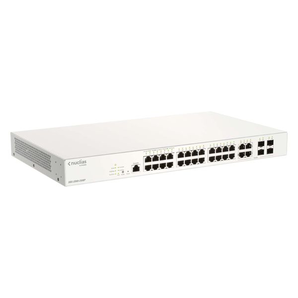 D-Link DBS-2000-28MP/E netwerk-switch Managed L2 Gigabit Ethernet (10/100/1000) Power over Ethernet (PoE) Grijs (DBS-2000-28MP/E)