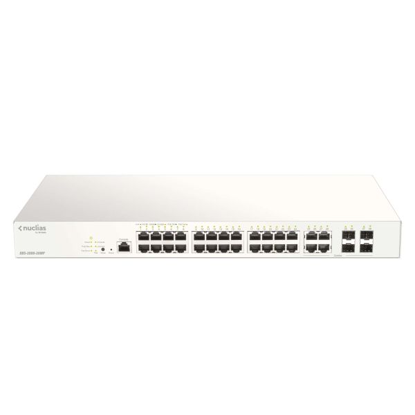 D-Link DBS-2000-28MP/E netwerk-switch Managed L2 Gigabit Ethernet (10/100/1000) Power over Ethernet (PoE) Grijs (DBS-2000-28MP/E)