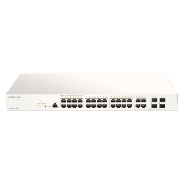 D-Link DBS-2000-28P netwerk-switch Managed L2 Gigabit Ethernet (10/100/1000) Power over Ethernet (PoE) Grijs (DBS-2000-28P)