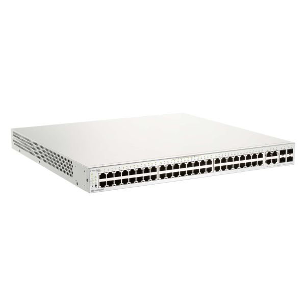 D-Link DBS-2000-52MP netwerk-switch Managed L2 Gigabit Ethernet (10/100/1000) Power over Ethernet (PoE) Grijs (DBS-2000-52MP)