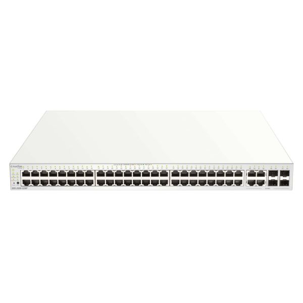D-Link DBS-2000-52MP netwerk-switch Managed L2 Gigabit Ethernet (10/100/1000) Power over Ethernet (PoE) Grijs (DBS-2000-52MP)