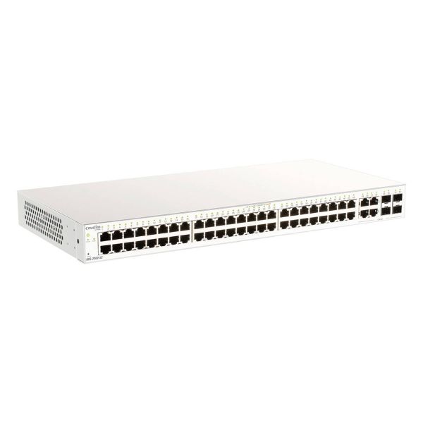 D-Link DBS-2000-52MP/E netwerk-switch Managed L2 Gigabit Ethernet (10/100/1000) Power over Ethernet (PoE) Wit (DBS-2000-52MP/E)