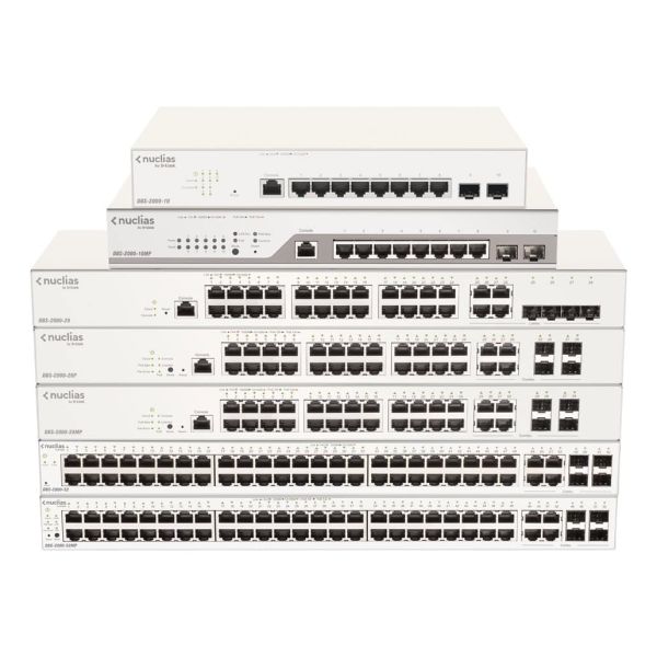 D-Link DBS-2000-52MP/E netwerk-switch Managed L2 Gigabit Ethernet (10/100/1000) Power over Ethernet (PoE) Wit (DBS-WW-Y1-LIC)