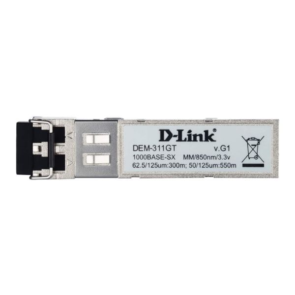 D-Link DEM-311GT netwerk transceiver module Vezel-optiek 1000 Mbit/s SFP 850 nm (DEM-311GT) D-Link DEM-311GT netwerk transceiver module Vezel-optiek 1000 Mbit/s SFP 850 nm (DEM-311GT)