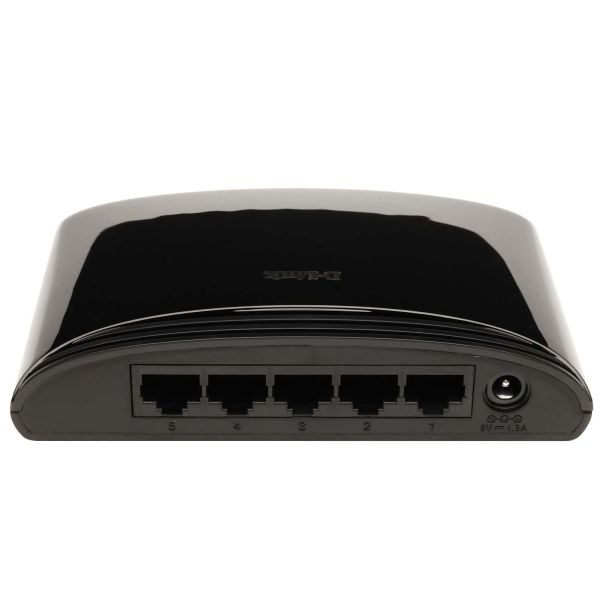 D-Link DES-1005D Unmanaged Fast Ethernet (10/100) Zwart (DES-1005D/E)