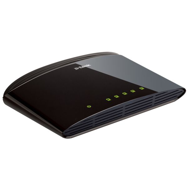 D-Link DES-1005D Unmanaged Fast Ethernet (10/100) Zwart (DES-1005D/E)