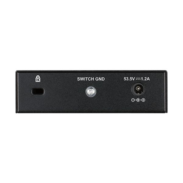 D-Link DGS-1005P Unmanaged L2 Gigabit Ethernet (10/100/1000) Power over Ethernet (PoE) Zwart (DGS-1005P/E)