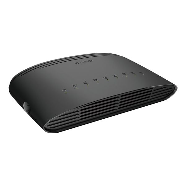 D-Link DGS-1008D/E netwerk-switch Unmanaged Gigabit Ethernet (10/100/1000) Zwart (DGS-1008D/E)