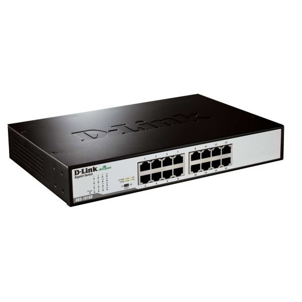 D-Link DGS-1016D/E netwerk-switch Unmanaged Zwart, Metallic (DGS-1016D/E) D-Link DGS-1016D/E netwerk-switch Unmanaged Zwart, Metallic (DGS-1016D/E)