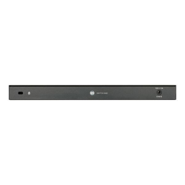 D-Link DGS-1016S Unmanaged Gigabit Ethernet (10/100/1000) Zwart (DGS-1016S/E)