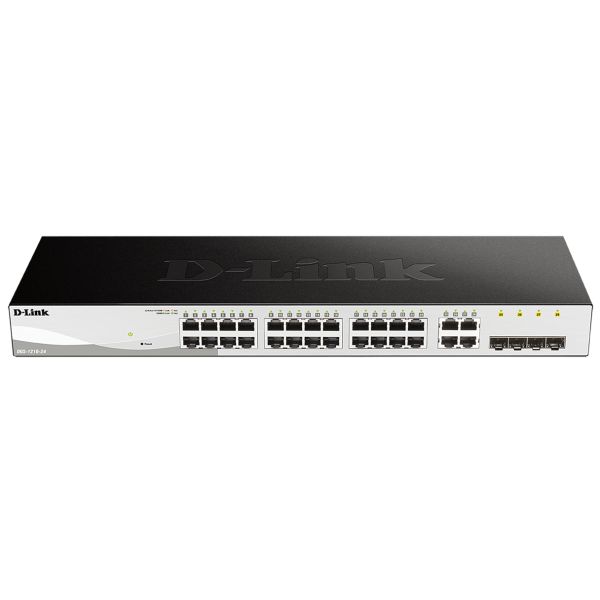 D-Link DGS-1210-24 netwerk-switch Managed L2 Gigabit Ethernet (10/100/1000) 1U Zwart (DGS-1210-24)