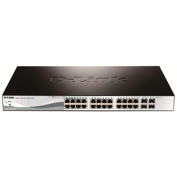 D-Link DGS-1210-28P netwerk-switch Managed L2 Power over Ethernet (PoE) 1U (DGS-1210-28P)