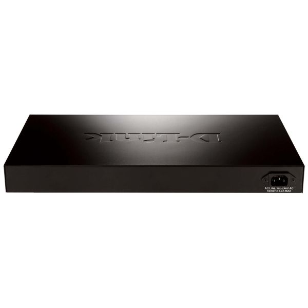 D-Link DGS-1210-28P Managed L2 Gigabit Ethernet (10/100/1000) Power over Ethernet (PoE) 1U (DGS-1210-28P/E)