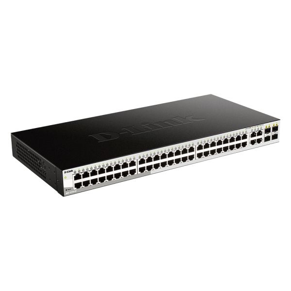 D-Link DGS-1210-52 Managed L2 Gigabit Ethernet (10/100/1000) 1U Zwart (DGS-1210-52/E)