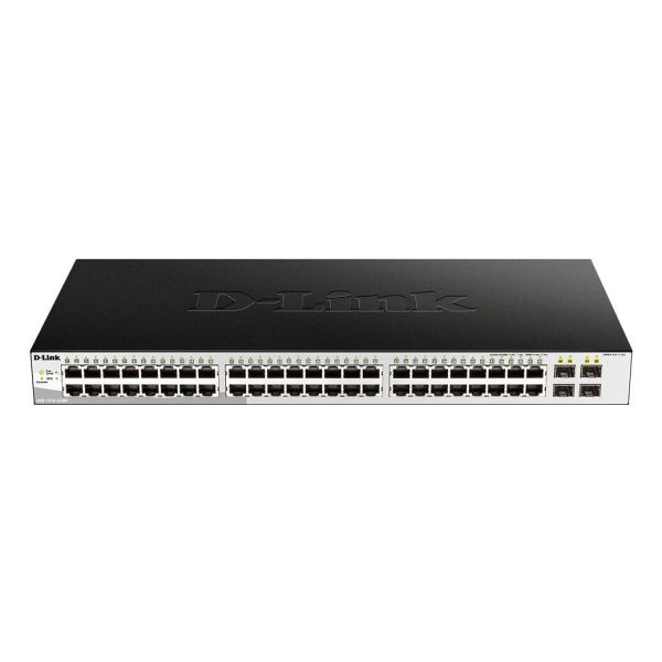 D-Link DGS-1210-52/ME Managed L2 Gigabit Ethernet (10/100/1000) 1U Zwart (DGS-1210-52/ME/E)