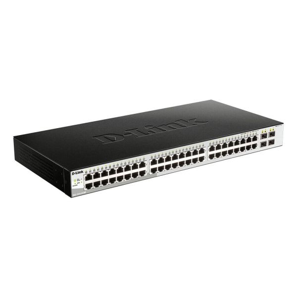 D-Link DGS-1210-52/ME Managed L2 Gigabit Ethernet (10/100/1000) 1U Zwart (DGS-1210-52/ME/E)