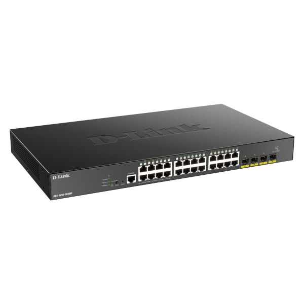 D-Link DGS-1250-28XMP Managed L3 Gigabit Ethernet (10/100/1000) Power over Ethernet (PoE) Zwart (DGS-1250-28XMP/E)