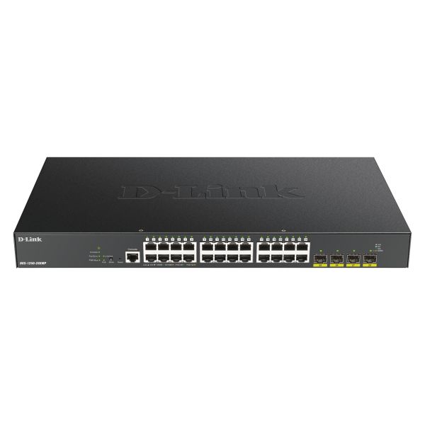 D-Link DGS-1250-28XMP Managed L3 Gigabit Ethernet (10/100/1000) Power over Ethernet (PoE) Zwart (DGS-1250-28XMP/E) D-Link DGS-1250-28XMP Managed L3 Gigabit Ethernet (10/100/1000) Power over Ethernet (PoE) Zwart (DGS-1250-28XMP/E)
