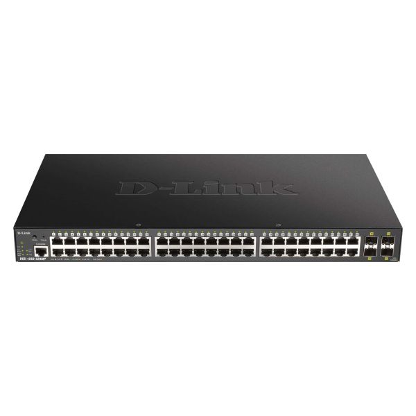 D-Link DGS-1250-52XMP Managed L3 Power over Ethernet (PoE) Zwart (DGS-1250-52XMP/E)
