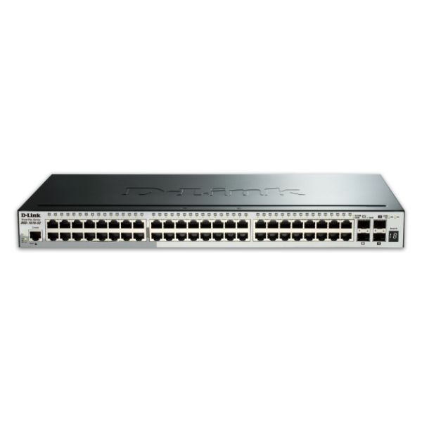 D-Link DGS-1510-52X netwerk-switch Managed L3 Gigabit Ethernet (10/100/1000) 1U Zwart (DGS-1510-52X/E)