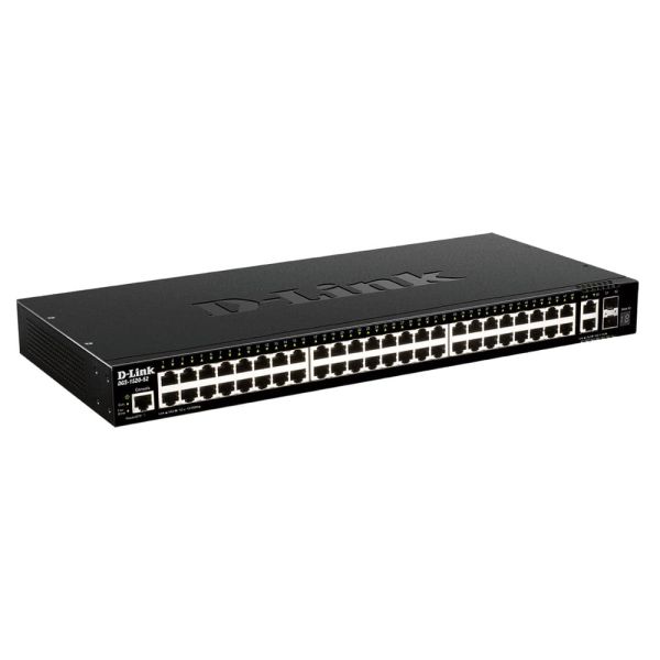 D-Link DGS-1520-52/E netwerk-switch Managed L3 10G Ethernet (100/1000/10000) 1U Zwart (DGS-1520-52/E)