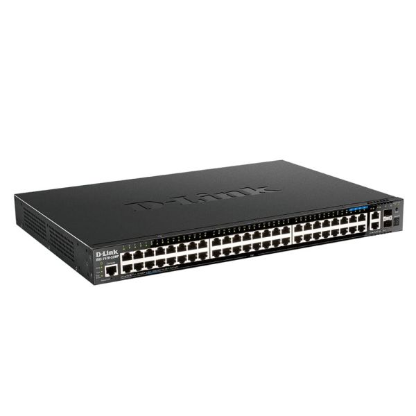 D-Link DGS-1520-52MP Managed L3 Gigabit Ethernet (10/100/1000) Power over Ethernet (PoE) 1U Zwart (DGS-1520-52MP/E)