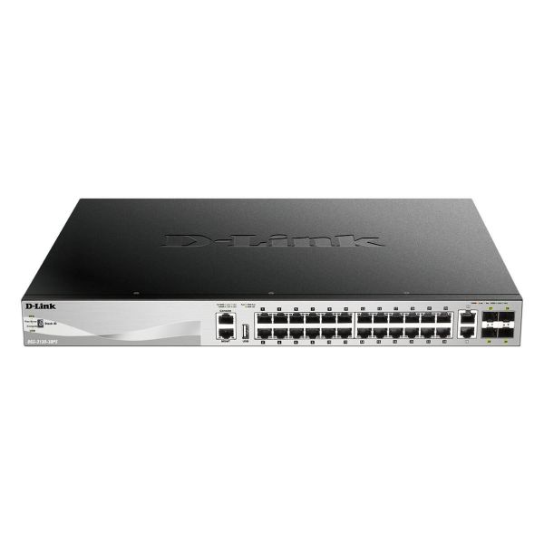 D-Link DGS-3130-30PS/E netwerk-switch Managed L3 Gigabit Ethernet (10/100/1000) Power over Ethernet (PoE) Grijs (DGS-3130-30PS/E)