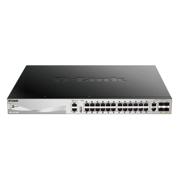 D-Link DGS-3130-30PS/E netwerk-switch Managed L3 Gigabit Ethernet (10/100/1000) Power over Ethernet (PoE) Grijs (DGS-3130-30PS/E)