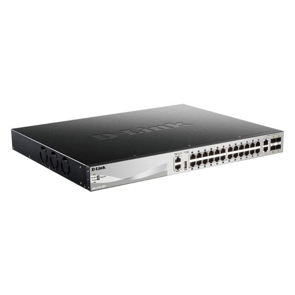D-Link DGS-3130-30PS/E netwerk-switch Managed L3 Gigabit Ethernet (10/100/1000) Power over Ethernet (PoE) Grijs (DGS-3130-30PS/E)