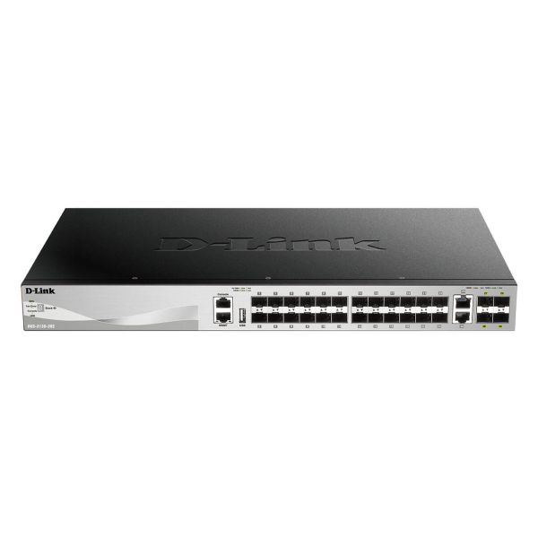 D-Link DGS-3130-30S/E netwerk-switch Managed L3 10G Ethernet (100/1000/10000) Grijs (DGS-3130-30S/E)