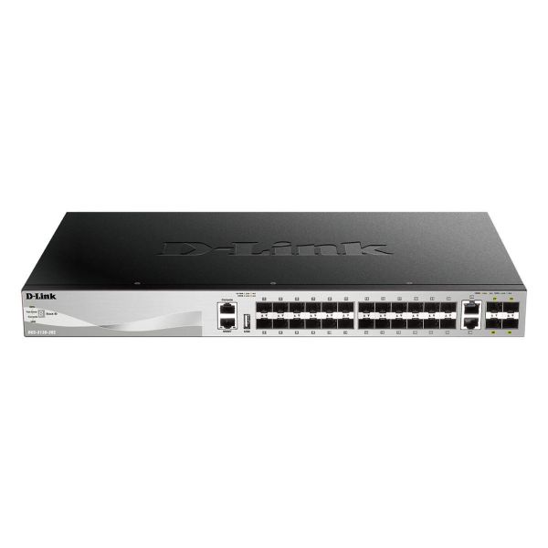 D-Link DGS-3130-30S/E netwerk-switch Managed L3 10G Ethernet (100/1000/10000) Grijs (DGS-3130-30S/E) D-Link DGS-3130-30S/E netwerk-switch Managed L3 10G Ethernet (100/1000/10000) Grijs (DGS-3130-30S/E)