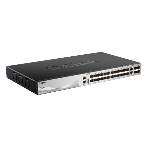 D-Link DGS-3130-30S/E netwerk-switch Managed L3 10G Ethernet (100/1000/10000) Grijs (DGS-3130-30S/E)