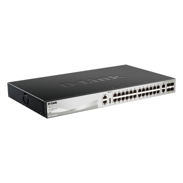 D-Link DGS-3130-30TS/E netwerk-switch Managed L3 Gigabit Ethernet (10/100/1000) Grijs (DGS-3130-30TS/E)