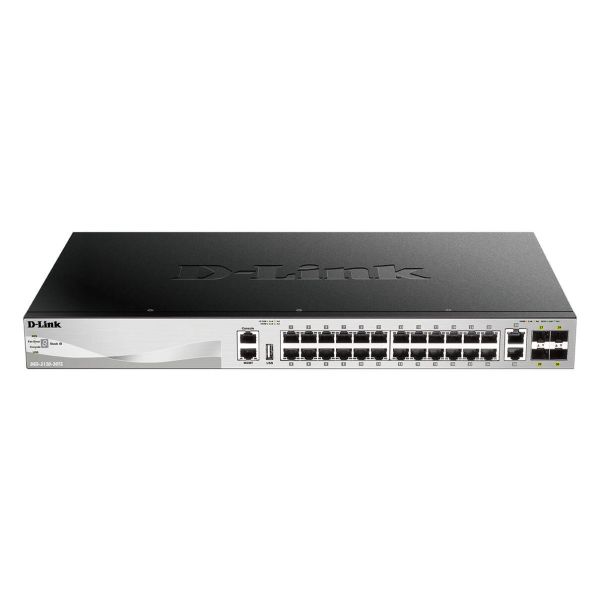 D-Link DGS-3130-30TS/E netwerk-switch Managed L3 Gigabit Ethernet (10/100/1000) Grijs (DGS-3130-30TS/E) D-Link DGS-3130-30TS/E netwerk-switch Managed L3 Gigabit Ethernet (10/100/1000) Grijs (DGS-3130-30TS/E)