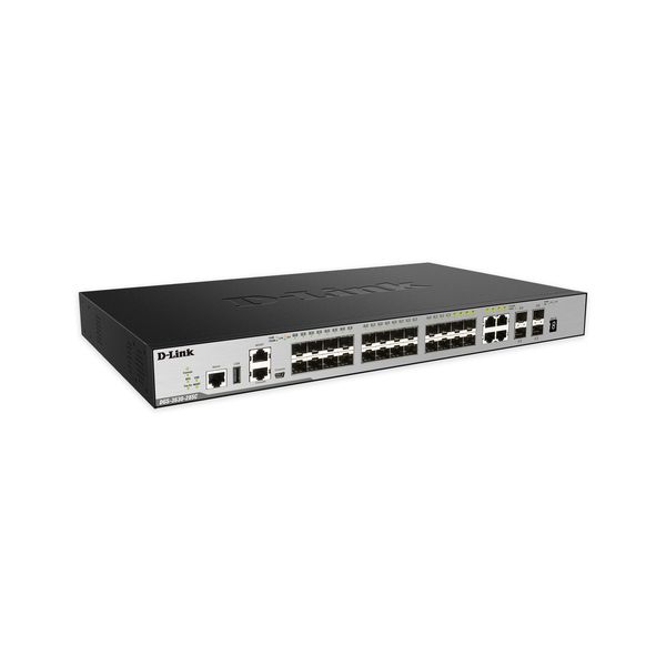 D-Link DGS-3630-28SC Managed L3 1U Zwart (DGS-3630-28SC/SI)