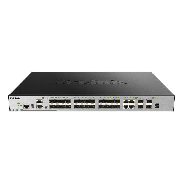 D-Link DGS-3630-28SC Managed L3 1U Zwart (DGS-3630-28SC/SI)